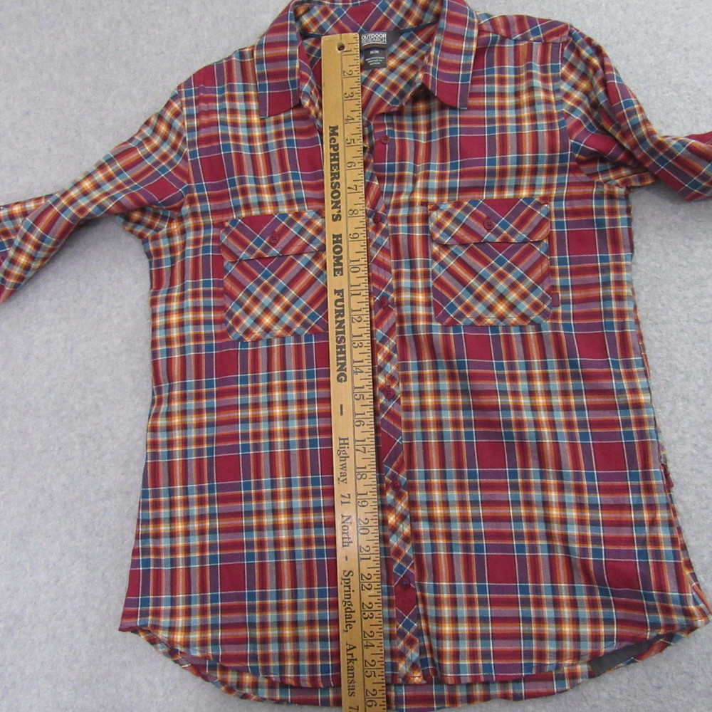 Outdoor Research Womens Button Up‎ Shirt M Multicolor Adventure Plaid - Picture 8 of 10